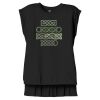 Women's Flowy Muscle Tee With Rolled Cuffs Thumbnail