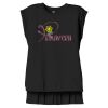 Women's Flowy Muscle Tee With Rolled Cuffs Thumbnail