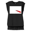 Women's Flowy Muscle Tee With Rolled Cuffs Thumbnail