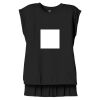 Women's Flowy Muscle Tee With Rolled Cuffs Thumbnail