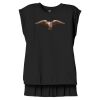 Women's Flowy Muscle Tee With Rolled Cuffs Thumbnail