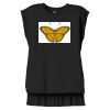 Women's Flowy Muscle Tee With Rolled Cuffs Thumbnail