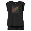 Women's Flowy Muscle Tee With Rolled Cuffs Thumbnail