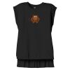 Women's Flowy Muscle Tee With Rolled Cuffs Thumbnail