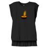 Women's Flowy Muscle Tee With Rolled Cuffs Thumbnail