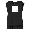 Women's Flowy Muscle Tee With Rolled Cuffs Thumbnail