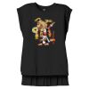 Women's Flowy Muscle Tee With Rolled Cuffs Thumbnail