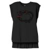 Women's Flowy Muscle Tee With Rolled Cuffs Thumbnail
