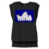 Women's Flowy Muscle Tee With Rolled Cuffs Thumbnail