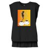 Women's Flowy Muscle Tee With Rolled Cuffs Thumbnail
