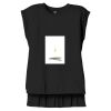 Women's Flowy Muscle Tee With Rolled Cuffs Thumbnail