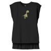 Women's Flowy Muscle Tee With Rolled Cuffs Thumbnail