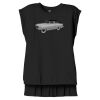 Women's Flowy Muscle Tee With Rolled Cuffs Thumbnail