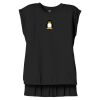 Women's Flowy Muscle Tee With Rolled Cuffs Thumbnail