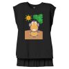 Women's Flowy Muscle Tee With Rolled Cuffs Thumbnail