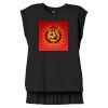 Women's Flowy Muscle Tee With Rolled Cuffs Thumbnail