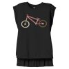 Women's Flowy Muscle Tee With Rolled Cuffs Thumbnail