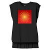 Women's Flowy Muscle Tee With Rolled Cuffs Thumbnail