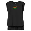 Women's Flowy Muscle Tee With Rolled Cuffs Thumbnail