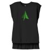 Women's Flowy Muscle Tee With Rolled Cuffs Thumbnail