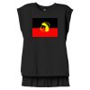 Women's Flowy Muscle Tee With Rolled Cuffs Thumbnail