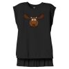 Women's Flowy Muscle Tee With Rolled Cuffs Thumbnail