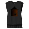 Women's Flowy Muscle Tee With Rolled Cuffs Thumbnail