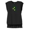 Women's Flowy Muscle Tee With Rolled Cuffs Thumbnail