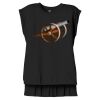 Women's Flowy Muscle Tee With Rolled Cuffs Thumbnail