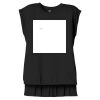 Women's Flowy Muscle Tee With Rolled Cuffs Thumbnail