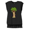 Women's Flowy Muscle Tee With Rolled Cuffs Thumbnail