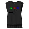 Women's Flowy Muscle Tee With Rolled Cuffs Thumbnail