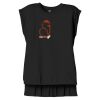 Women's Flowy Muscle Tee With Rolled Cuffs Thumbnail