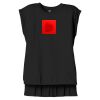 Women's Flowy Muscle Tee With Rolled Cuffs Thumbnail