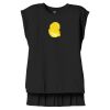 Women's Flowy Muscle Tee With Rolled Cuffs Thumbnail