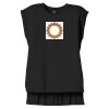 Women's Flowy Muscle Tee With Rolled Cuffs Thumbnail