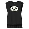 Women's Flowy Muscle Tee With Rolled Cuffs Thumbnail