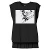 Women's Flowy Muscle Tee With Rolled Cuffs Thumbnail