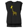 Women's Flowy Muscle Tee With Rolled Cuffs Thumbnail