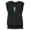Women's Flowy Muscle Tee With Rolled Cuffs Thumbnail
