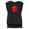Women's Flowy Muscle Tee With Rolled Cuffs Thumbnail