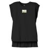 Women's Flowy Muscle Tee With Rolled Cuffs Thumbnail