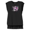 Women's Flowy Muscle Tee With Rolled Cuffs Thumbnail