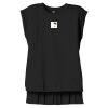 Women's Flowy Muscle Tee With Rolled Cuffs Thumbnail