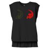 Women's Flowy Muscle Tee With Rolled Cuffs Thumbnail