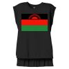 Women's Flowy Muscle Tee With Rolled Cuffs Thumbnail