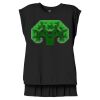 Women's Flowy Muscle Tee With Rolled Cuffs Thumbnail