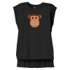 Women's Flowy Muscle Tee With Rolled Cuffs Thumbnail