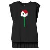 Women's Flowy Muscle Tee With Rolled Cuffs Thumbnail
