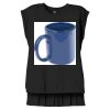 Women's Flowy Muscle Tee With Rolled Cuffs Thumbnail